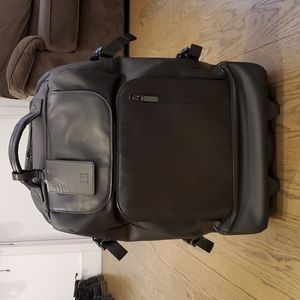 Dunhill Leather Rolling Travel Bag Suitcase